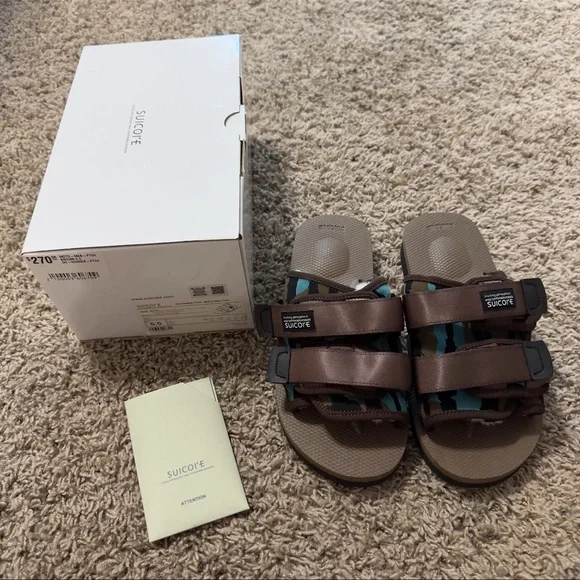 Suicoke | Shoes | Nwt Suicoke Fur Lined Camouflage Sandals  display picture 3